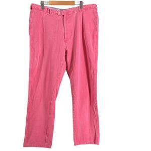 Peter Millar chino pants pink trousers golf event business casual sz 38